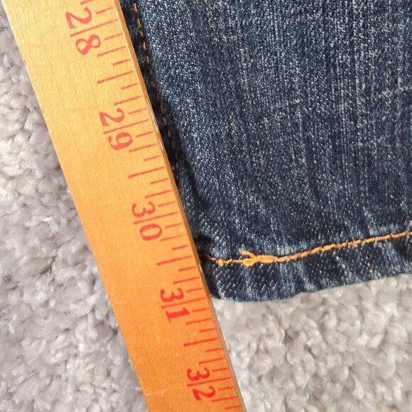 Levis‎ 550 Jeans Mens 34x32 Blue Relaxed Straight Fit Medium Wash Classic Denim - Picture 9 of 11